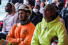 NY Governor KATHY HOCHUL, NYC Mayor ERIC ADAMS and New York Philharmonic Leadership; PETER MAY, KATHERINE FARLEY, HENRY TIMMS, MILTON ANGELES,  DEBORAH BORDA  AND LINDA and MITCH HART announced the opening of the new DAVID GEFFEN hall scheduled to open this October 2022. 
The opening is two years ahead of schedule and on budget of the $550M achieved goal. In addition the opening will also support 6,000 jobs and with ever expanded public and community spaces and state of the art acoustics and architecture. Wednesday, March 9, 2022. New York, New York. (C) Bianca Otero