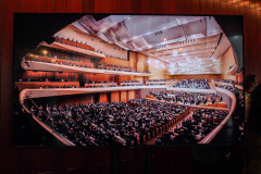 NY Governor KATHY HOCHUL, NYC Mayor ERIC ADAMS and New York Philharmonic Leadership; PETER MAY, KATHERINE FARLEY, HENRY TIMMS, MILTON ANGELES,  DEBORAH BORDA  AND LINDA and MITCH HART announced the opening of the new DAVID GEFFEN hall scheduled to open this October 2022. 
The opening is two years ahead of schedule and on budget of the $550M achieved goal. In addition the opening will also support 6,000 jobs and with ever expanded public and community spaces and state of the art acoustics and architecture. Wednesday, March 9, 2022. New York, New York. (C) Bianca Otero