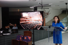 New York City Mayor Eric Adams and NY State Gov Kathy Hochul deliver remarks at an event celebrating the renovation of David Geffen Hall at Lincoln Center for the Performing Arts.

(C) Steve Sands/ New York/Newswire