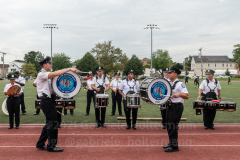 The NYPD band entertains the crowd at the inaugural flag football tournament in memory of Det. Keith Williams. (Photo by Gabriele Holtermann)