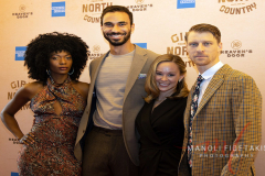 Kimberly Elaine Sprawl (Marianne Laine), Austin Scott (Joe Scott),Caitlin Houlahan (Kate Draper), and Ben Mayne (Swing, Fight Capt.) takes the red carpet.