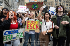 "Fridays for Future" protests the climate crisis on Global Climate Strike day at a rally in Foley Square in New York, NY, on Mar. 25, 2022. (Photo by Gabriele Holtermann/Sipa USA)