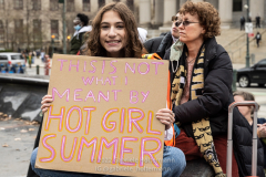 "Fridays for Future" protests the climate crisis on Global Climate Strike day at a rally in Foley Square in New York, NY, on Mar. 25, 2022. (Photo by Gabriele Holtermann/Sipa USA)
