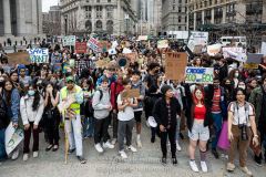 "Fridays for Future" protests the climate crisis on Global Climate Strike day at a rally in Foley Square in New York, NY, on Mar. 25, 2022. (Photo by Gabriele Holtermann/Sipa USA)