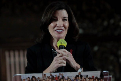 Governor Hochul Delivers Remarks at the African American Clergy & Elected Officials Coalition Breakfast  at the Antioch Baptist Church in Brooklyn, NY 
Photo By Steve Sands/New York Newswire