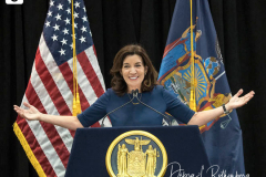 New York State Governor Kathy Hochul signed legislation S.6573/A.8009 at the Lincoln Square Neighborhood Center at Goddard Riverside. This legislation makes housing vouchers available to eligible families under the Family Homelessness and Eviction Protection Supplement (FHEPS) program in New York City. The legislation raises the maximum rent payable under the FHEPS program to cover the true cost of rent in New York City, one of the most expensive housing markets in the nation.