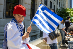 After a 2 year hiatus The Greek Independence Day Parade marches up 5th Ave in NYC 6/5/22.