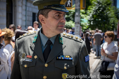 After a 2 year hiatus The Greek Independence Day Parade marches up 5th Ave in NYC 6/5/22.