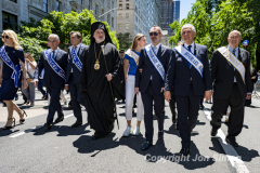 After a 2 year hiatus The Greek Independence Day Parade marches up 5th Ave in NYC 6/5/22.