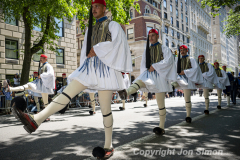 After a 2 year hiatus The Greek Independence Day Parade marches up 5th Ave in NYC 6/5/22.