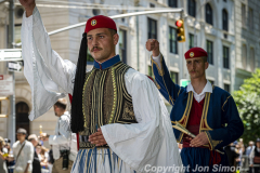 After a 2 year hiatus The Greek Independence Day Parade marches up 5th Ave in NYC 6/5/22.