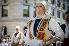 After a 2 year hiatus The Greek Independence Day Parade marches up 5th Ave in NYC 6/5/22.