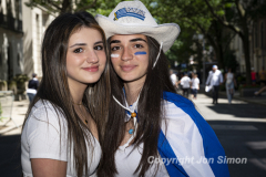 After a 2 year hiatus The Greek Independence Day Parade marches up 5th Ave in NYC 6/5/22.