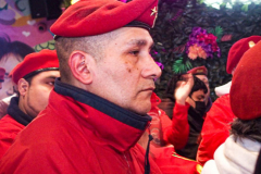 Guardian Angels from all over 5 Boroughs schlepped through the snow and met in Washington Heights at the Angelica’s Uptown Cafe on W 187th Street to celebrate the 43rd Anniversary of the beloved and renowned establishment begun by Curtis Sliwa in the Bronx with just 13 kids in 1979. 
Several hundred came to show their respects and to celebrate where Officials and Heads of the Districts and Chapters spoke and gave out awards to the outstanding representatives and Guardians of 2021.
“We are no different from one another. Guardian Angels have given people a purpose, a duty of providing safety and security amongst their communities,” was exclaimed. 
“Crime has gone up and recruitment is harder,” were other sentiments shared on not only local but Global as well. The Guardian Angels spans now 13 countries across the Globe with Japan holding 21 chapters alone. International presence was provided via ZOOM during the event.
Many people who have been involved in Guardian Angels have moved onto other areas of security jobs and the security sectors.
Sliwa encouraged the importance of keeping streets safe especially in times of uncertainty and the power of community and most of all harmony amongst all.
Manhattan, NYC. February 13, 2022. (C) Bianca Otero