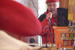 Guardian Angels from all over 5 Boroughs schlepped through the snow and met in Washington Heights at the Angelica’s Uptown Cafe on W 187th Street to celebrate the 43rd Anniversary of the beloved and renowned establishment begun by Curtis Sliwa in the Bronx with just 13 kids in 1979. 
Several hundred came to show their respects and to celebrate where Officials and Heads of the Districts and Chapters spoke and gave out awards to the outstanding representatives and Guardians of 2021.
“We are no different from one another. Guardian Angels have given people a purpose, a duty of providing safety and security amongst their communities,” was exclaimed. 
“Crime has gone up and recruitment is harder,” were other sentiments shared on not only local but Global as well. The Guardian Angels spans now 13 countries across the Globe with Japan holding 21 chapters alone. International presence was provided via ZOOM during the event.
Many people who have been involved in Guardian Angels have moved onto other areas of security jobs and the security sectors.
Sliwa encouraged the importance of keeping streets safe especially in times of uncertainty and the power of community and most of all harmony amongst all.
Manhattan, NYC. February 13, 2022. (C) Bianca Otero