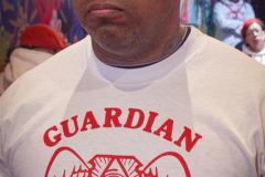 Guardian Angels from all over 5 Boroughs schlepped through the snow and met in Washington Heights at the Angelica’s Uptown Cafe on W 187th Street to celebrate the 43rd Anniversary of the beloved and renowned establishment begun by Curtis Sliwa in the Bronx with just 13 kids in 1979. 
Several hundred came to show their respects and to celebrate where Officials and Heads of the Districts and Chapters spoke and gave out awards to the outstanding representatives and Guardians of 2021.
“We are no different from one another. Guardian Angels have given people a purpose, a duty of providing safety and security amongst their communities,” was exclaimed. 
“Crime has gone up and recruitment is harder,” were other sentiments shared on not only local but Global as well. The Guardian Angels spans now 13 countries across the Globe with Japan holding 21 chapters alone. International presence was provided via ZOOM during the event.
Many people who have been involved in Guardian Angels have moved onto other areas of security jobs and the security sectors.
Sliwa encouraged the importance of keeping streets safe especially in times of uncertainty and the power of community and most of all harmony amongst all.
Manhattan, NYC. February 13, 2022. (C) Bianca Otero