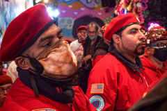 Guardian Angels from all over 5 Boroughs schlepped through the snow and met in Washington Heights at the Angelica’s Uptown Cafe on W 187th Street to celebrate the 43rd Anniversary of the beloved and renowned establishment begun by Curtis Sliwa in the Bronx with just 13 kids in 1979. 
Several hundred came to show their respects and to celebrate where Officials and Heads of the Districts and Chapters spoke and gave out awards to the outstanding representatives and Guardians of 2021.
“We are no different from one another. Guardian Angels have given people a purpose, a duty of providing safety and security amongst their communities,” was exclaimed. 
“Crime has gone up and recruitment is harder,” were other sentiments shared on not only local but Global as well. The Guardian Angels spans now 13 countries across the Globe with Japan holding 21 chapters alone. International presence was provided via ZOOM during the event.
Many people who have been involved in Guardian Angels have moved onto other areas of security jobs and the security sectors.
Sliwa encouraged the importance of keeping streets safe especially in times of uncertainty and the power of community and most of all harmony amongst all.
Manhattan, NYC. February 13, 2022. (C) Bianca Otero