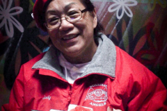 Guardian Angels from all over 5 Boroughs schlepped through the snow and met in Washington Heights at the Angelica’s Uptown Cafe on W 187th Street to celebrate the 43rd Anniversary of the beloved and renowned establishment begun by Curtis Sliwa in the Bronx with just 13 kids in 1979. 
Several hundred came to show their respects and to celebrate where Officials and Heads of the Districts and Chapters spoke and gave out awards to the outstanding representatives and Guardians of 2021.
“We are no different from one another. Guardian Angels have given people a purpose, a duty of providing safety and security amongst their communities,” was exclaimed. 
“Crime has gone up and recruitment is harder,” were other sentiments shared on not only local but Global as well. The Guardian Angels spans now 13 countries across the Globe with Japan holding 21 chapters alone. International presence was provided via ZOOM during the event.
Many people who have been involved in Guardian Angels have moved onto other areas of security jobs and the security sectors.
Sliwa encouraged the importance of keeping streets safe especially in times of uncertainty and the power of community and most of all harmony amongst all.
Manhattan, NYC. February 13, 2022. (C) Bianca Otero
