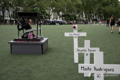 In the wake of mass shootings in Buffalo, NY and Uvalde, TX an estimated 2,000 people marched from Cadman Plaza Park in Brooklyn Heights, NY over the Brooklyn Bridge on their way to Foley Square in Manhattan to protest the proliferation of guns and extreme number of mass shootings in the United States.