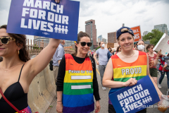 In the wake of mass shootings in Buffalo, NY and Uvalde, TX an estimated 2,000 people marched from Cadman Plaza Park in Brooklyn Heights, NY over the Brooklyn Bridge on their way to Foley Square in Manhattan to protest the proliferation of guns and extreme number of mass shootings in the United States.