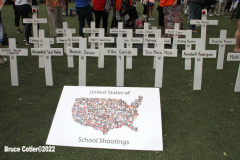 June 8,2022  NEW YORK  -   March for Our Lives Gun Control Rally.  
 Thousands  of marchers took to the streets in New York City In the wake of the unthinkable gun tragedies in Uvalde and Buffalo, supporters of gun reform are taking the fight back into the streets to demand lawmakers act to save lives.