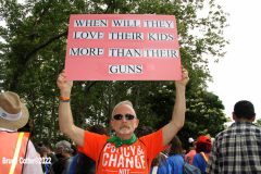 June 8,2022  NEW YORK  -   March for Our Lives Gun Control Rally.  
 Thousands  of marchers took to the streets in New York City In the wake of the unthinkable gun tragedies in Uvalde and Buffalo, supporters of gun reform are taking the fight back into the streets to demand lawmakers act to save lives.