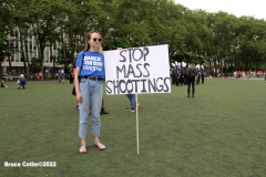 June 8,2022  NEW YORK  -   March for Our Lives Gun Control Rally.  
 Thousands  of marchers took to the streets in New York City In the wake of the unthinkable gun tragedies in Uvalde and Buffalo, supporters of gun reform are taking the fight back into the streets to demand lawmakers act to save lives.