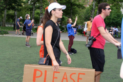 June 8,2022  NEW YORK  -   March for Our Lives Gun Control Rally.  
 Thousands  of marchers took to the streets in New York City In the wake of the unthinkable gun tragedies in Uvalde and Buffalo, supporters of gun reform are taking the fight back into the streets to demand lawmakers act to save lives.