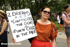 June 8,2022  NEW YORK  -   March for Our Lives Gun Control Rally.  
 Thousands  of marchers took to the streets in New York City In the wake of the unthinkable gun tragedies in Uvalde and Buffalo, supporters of gun reform are taking the fight back into the streets to demand lawmakers act to save lives.