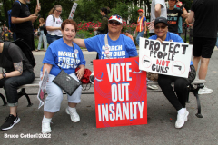 June 8,2022  NEW YORK  -   March for Our Lives Gun Control Rally.  
 Thousands  of marchers took to the streets in New York City In the wake of the unthinkable gun tragedies in Uvalde and Buffalo, supporters of gun reform are taking the fight back into the streets to demand lawmakers act to save lives.
