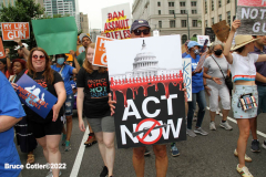 June 8,2022  NEW YORK  -   March for Our Lives Gun Control Rally.  
 Thousands  of marchers took to the streets in New York City In the wake of the unthinkable gun tragedies in Uvalde and Buffalo, supporters of gun reform are taking the fight back into the streets to demand lawmakers act to save lives.