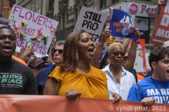 Student led March for Our Lives rally in Zucatti Park. Rallies were held nationwide as a call to action for better gun control.
Photo by Syndi Pilar