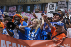 Student led March for Our Lives rally in Zucatti Park. Rallies were held nationwide as a call to action for better gun control.
Photo by Syndi Pilar