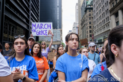 Student led March for Our Lives rally in Zucatti Park. Rallies were held nationwide as a call to action for better gun control.
Photo by Syndi Pilar