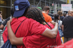 Student led March for Our Lives rally in Zucatti Park. Rallies were held nationwide as a call to action for better gun control.
Photo by Syndi Pilar