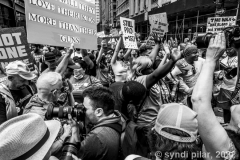 Student led March for Our Lives rally in Zucatti Park. Rallies were held nationwide as a call to action for better gun control.
Photo by Syndi Pilar