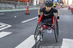 March 20, 2022: The 2022 United Airlines NYC Half Marathon is held in New York City. The course starts in Prospect Park in Brooklyn and ends in Central Park in Manhattan. The Rising New York Road Runner races in Times Square. (Photos by Jon Simon)