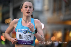 March 20, 2022: The 2022 United Airlines NYC Half Marathon is held in New York City. The course starts in Prospect Park in Brooklyn and ends in Central Park in Manhattan. The Rising New York Road Runner races in Times Square. (Photos by Jon Simon)