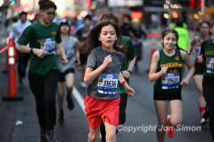 March 20, 2022: The 2022 United Airlines NYC Half Marathon is held in New York City. The course starts in Prospect Park in Brooklyn and ends in Central Park in Manhattan. The Rising New York Road Runner races in Times Square. (Photos by Jon Simon)