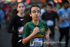 March 20, 2022: The 2022 United Airlines NYC Half Marathon is held in New York City. The course starts in Prospect Park in Brooklyn and ends in Central Park in Manhattan. The Rising New York Road Runner races in Times Square. (Photos by Jon Simon)