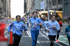 March 20, 2022: The 2022 United Airlines NYC Half Marathon is held in New York City. The course starts in Prospect Park in Brooklyn and ends in Central Park in Manhattan. The Rising New York Road Runner races in Times Square. (Photos by Jon Simon)