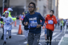 March 20, 2022: The 2022 United Airlines NYC Half Marathon is held in New York City. The course starts in Prospect Park in Brooklyn and ends in Central Park in Manhattan. The Rising New York Road Runner races in Times Square. (Photos by Jon Simon)