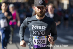 March 20, 2022: The 2022 United Airlines NYC Half Marathon is held in New York City. The course starts in Prospect Park in Brooklyn and ends in Central Park in Manhattan. The Rising New York Road Runner races in Times Square. (Photos by Jon Simon)