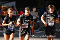 March 20, 2022: The 2022 United Airlines NYC Half Marathon is held in New York City. The course starts in Prospect Park in Brooklyn and ends in Central Park in Manhattan. The Rising New York Road Runner races in Times Square. (Photos by Jon Simon)
