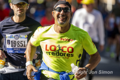 March 20, 2022: The 2022 United Airlines NYC Half Marathon is held in New York City. The course starts in Prospect Park in Brooklyn and ends in Central Park in Manhattan. The Rising New York Road Runner races in Times Square. (Photos by Jon Simon)