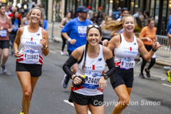 March 20, 2022: The 2022 United Airlines NYC Half Marathon is held in New York City. The course starts in Prospect Park in Brooklyn and ends in Central Park in Manhattan. The Rising New York Road Runner races in Times Square. (Photos by Jon Simon)