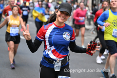 March 20, 2022: The 2022 United Airlines NYC Half Marathon is held in New York City. The course starts in Prospect Park in Brooklyn and ends in Central Park in Manhattan. The Rising New York Road Runner races in Times Square. (Photos by Jon Simon)