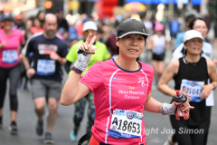 March 20, 2022: The 2022 United Airlines NYC Half Marathon is held in New York City. The course starts in Prospect Park in Brooklyn and ends in Central Park in Manhattan. The Rising New York Road Runner races in Times Square. (Photos by Jon Simon)