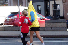 March 19, 2022  New York, T he United Airlines NYC Half is back after a cancellation last year due to Covid. The route starts in Brooklyn's Prospect Park and ends in Manhattan's Central Park. 13.1 miles of New York City streets on Sunday, March 20.