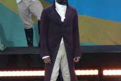 August, 5, 2022     NEW YORK  
The cast of the Broadway production, "Hamilton" performs in New York's Central Park for the Good Morning America Concert series.